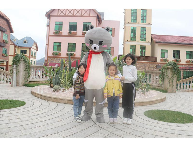Kianran Bear Costume: Cartoon Mascot Cosplay Headgear for Walking & Photoshoots