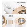Tragbarer Clip-on-Ventilator Auto-Clip-on Klimaanlagenventilator Leichter Leiser Betrieb Ventilator für Outdoor-Reisen Camping Büro