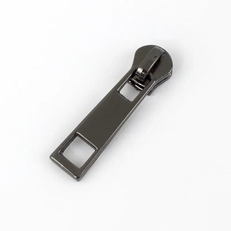 5/10/20Pcs Meetee 5# Zipper Slider for Metal Zips Handbag Purse Zippers Puller Head Jacket Replace Zip Closure Repair Accessory