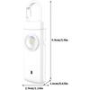 Alarm Compact Size 9.9x2.9x1.6 Cm With Loud Siren Security Horn, White Color, MultiPurpose For Commuting And Travel