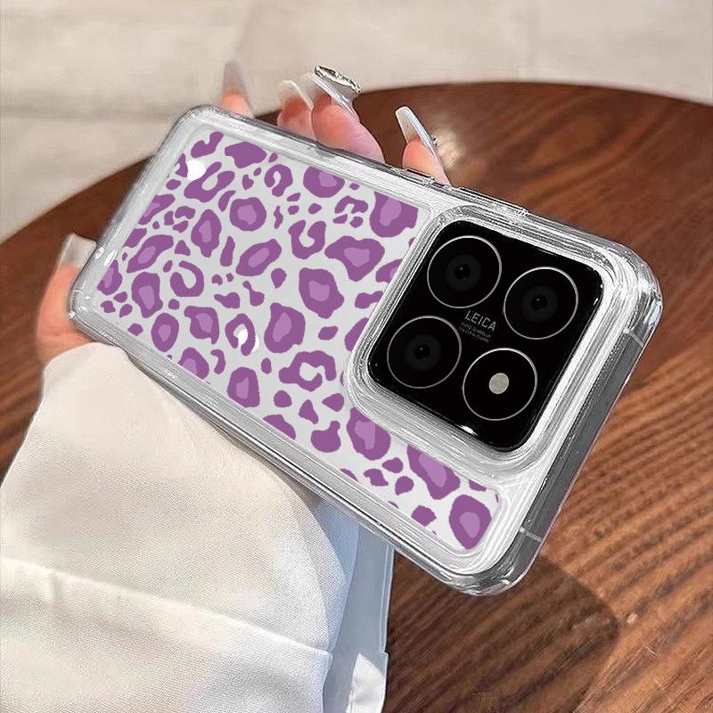 For Xiaomi 13T 11 Lite Redmi K70E Note 13 12 Pro 11 10 Poco X6 X5 Pro Shell Clear Zebra Stripe Shockproof Soft Silicone Case