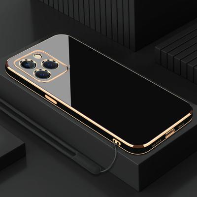 For Tecno Spark Go 2024 Case Spark 20 20C Pop8 Phone Case Straight Edge Electroplate Plating ShockProof Silicone Back Soft Cover