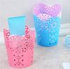 Storage Baskets Lace Hollow out Table Trash Can Pencil Holder Desk Organizer for Office School Home