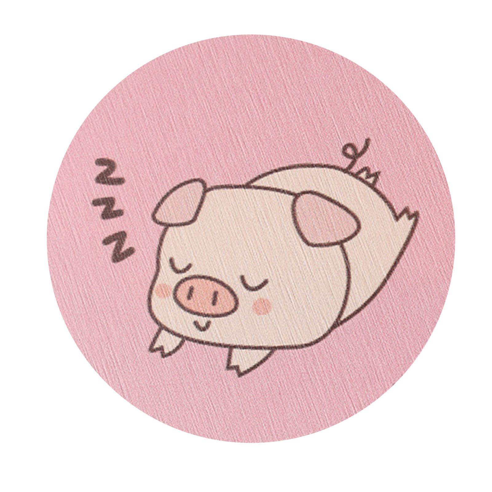 

Круглая мультяшная подставка из диатомовой грязи, впитывающая воду подставка для столовых приборов, изоляционная подставка против ожогов