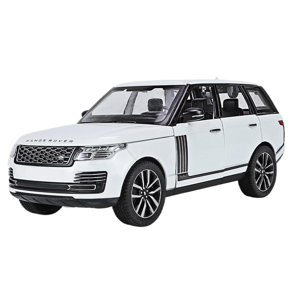 

1/24 Range Rover Sports SUV Alloy Car Model Diecasts Metal Toy Off-road Vehicles Car Model Simulation Sound and LightGifts белый