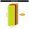 40pcs Adhesive Reflectors Sticker Door Handles Safety Warn Sticker Waterproofed for Road Marking
