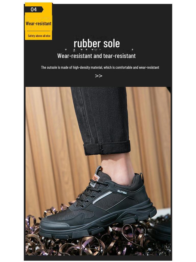 Sicherheitsschuhe für Herren: Langlebig, bruch- und durchstichfest, bequem, modisch, ideal für Baustellen