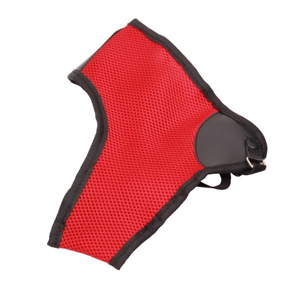 Chest Protection Adjustable Shoulder Strap Fitness Training Bright Colors красный