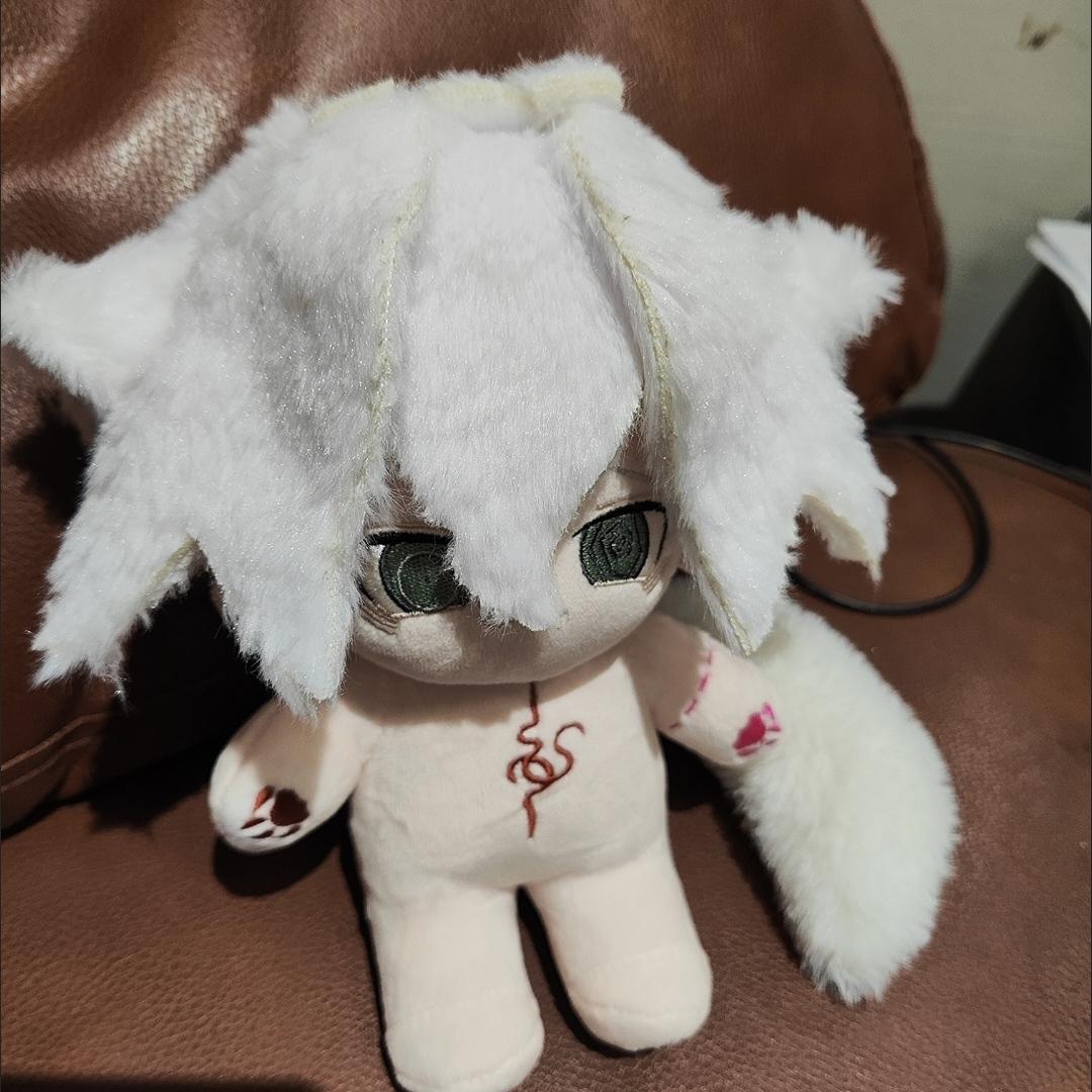 20Cm Danganronpa: Trigger Happy Havoc Nagito Komaeda Anime Figuren Pluche Cosplay Aankleed Katoenen Poppen Speelgoed Voor Kinderen Verjaardag no Skeleton