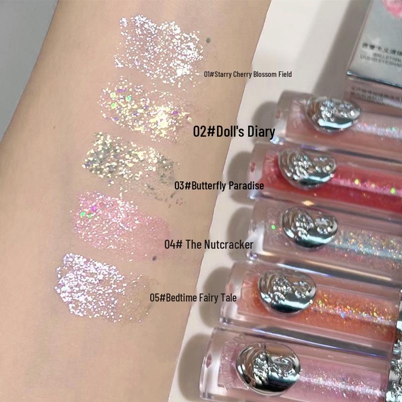 Balletism Iridescent Liquid Eyeshadow: Multi-use Shimmer Blush & Highlighter
