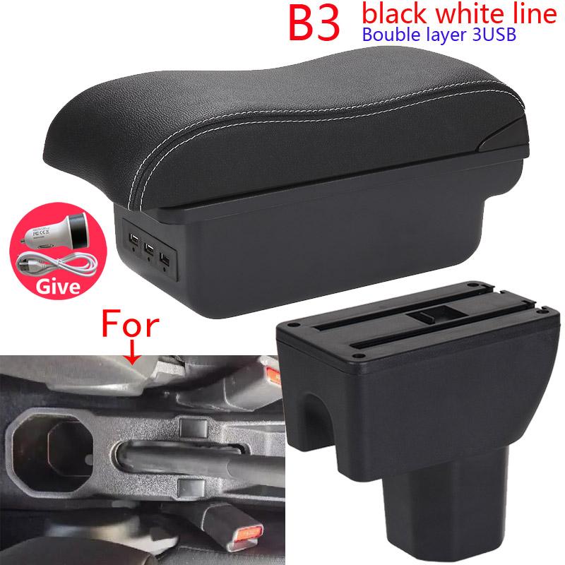 For Suzuki Ignis Armrest Box For Suzuki IGNIS Car Armrest Curved Surface leather Simple installation Car Storage Box Dedicated