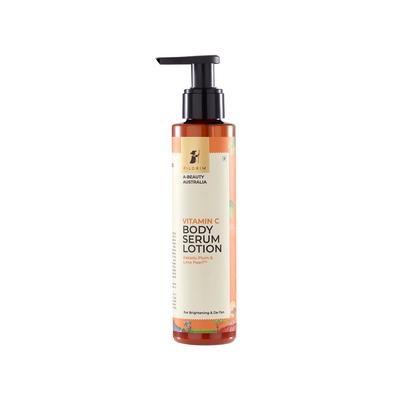 Pilgrim Australian Sérum Corporal com Vitamina C Loção 150 Ml Para Pele Seca Clareamento Cuidado com Manchas Escuras Para Mulheres e Homens