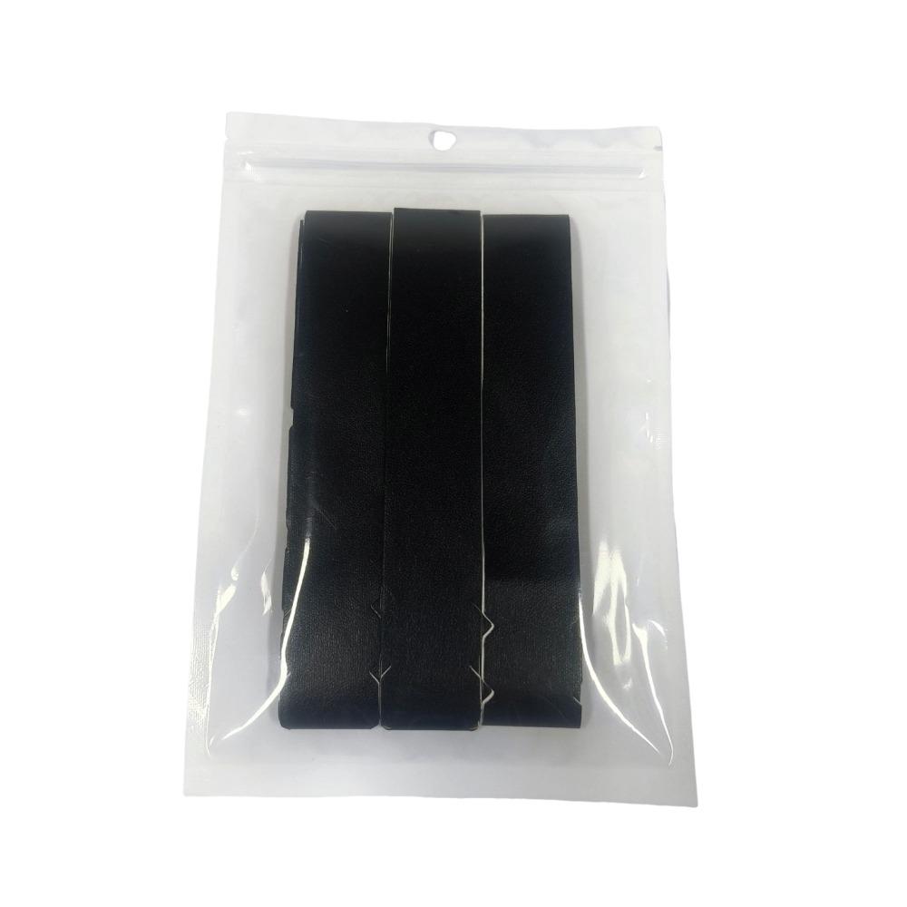 

3Pcs PU Racquet Protective Sticker DIY Racket Protection Strip Frame Head Protection 2.3cm чёрный