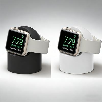 Charger Station For Apple Watch Ultra 11 10 9 8 7 6 SE 44 40 45 46 42 49 Mm Silicone Charging Dock Apple Watch Band Accessories
