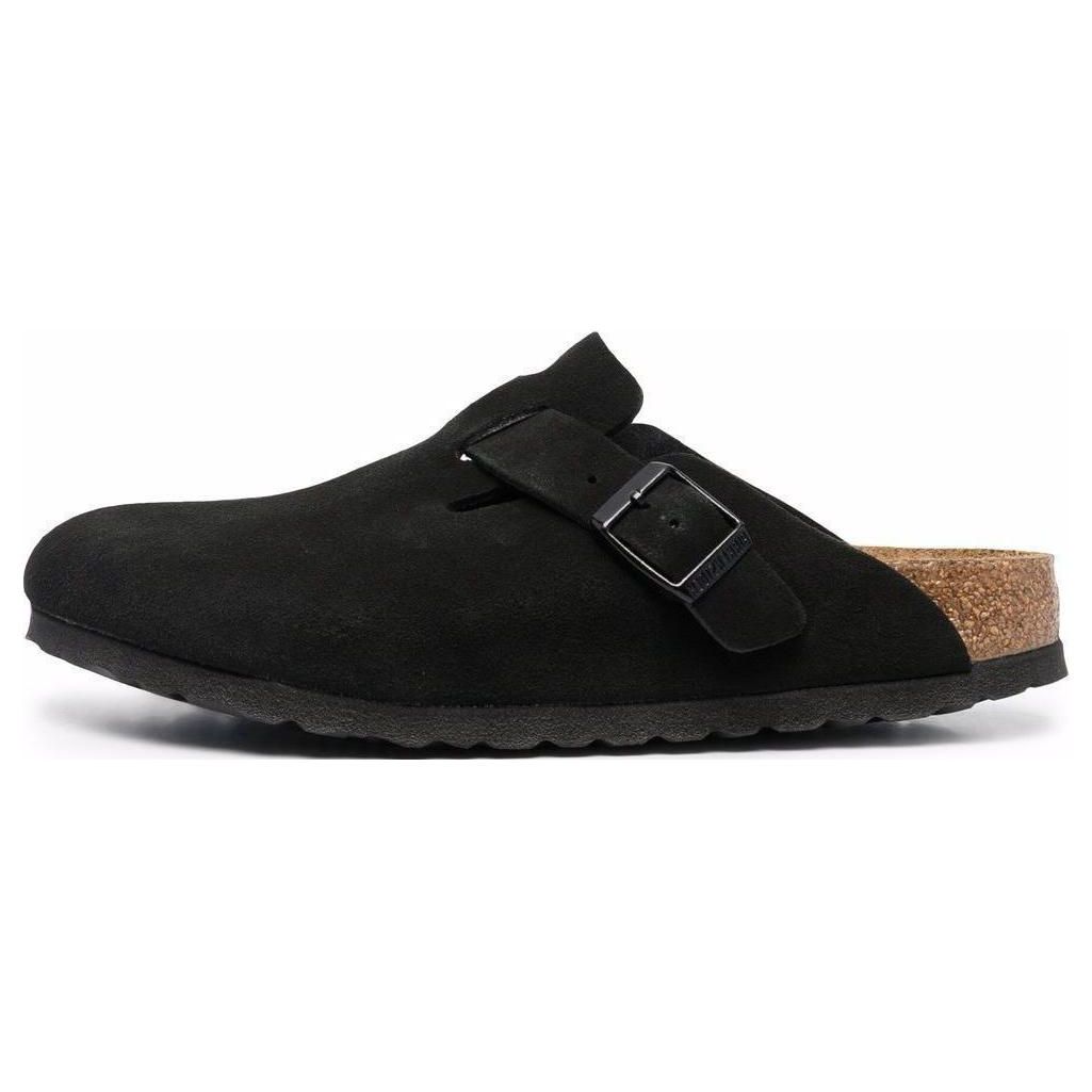 Birkenstock Casual Comfortable Breathable Open-Toe Slippers Women slippers Black 660473 36