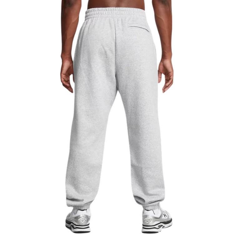 Under Armour Rival Fleece Puddle Pants Casual Pants Men's White Gray 1383097-011