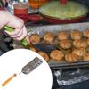 Meat Patty Spade Heavy Duty Cooking Tool Premium Turner Triple Head for Outdoor BBQ