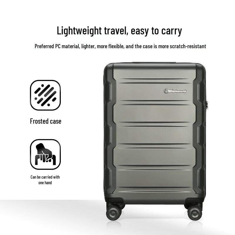 Diplomat TC-26082 Lightweight ABS&PC Hardside Luggage
