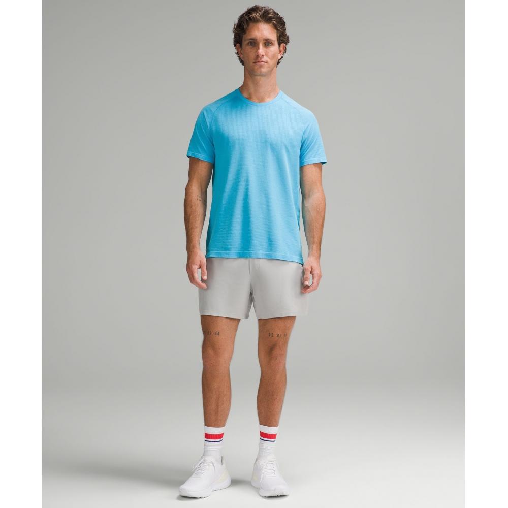 Lululemon Pace Breaker Linerless Short 5  Seal Grey