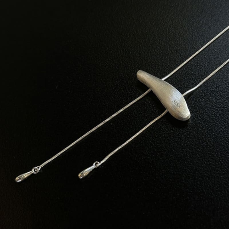 Mosxe [925silver] Nars String Necklace