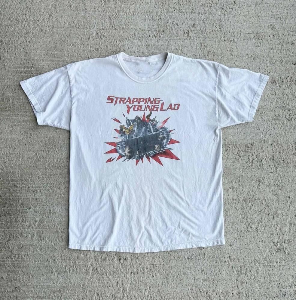 Strapping Young Lad Band Put it in Gear Shirt Classic White Unisex S-5XL HD928 Unisex T-Shirt XXXXL