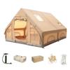 Inflatable Tent with Skylight 12-Square-Meter Air Glamping Tents Sunproof Inflatable House Outdoor Camping Waterproof Tent
