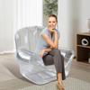 Aufblasbares Outdoor-Sofa PVC Luftstuhl Kleines aufblasbares Sofa Haushalt Auto Tragbarer Hocker Transparente Serie Stühle