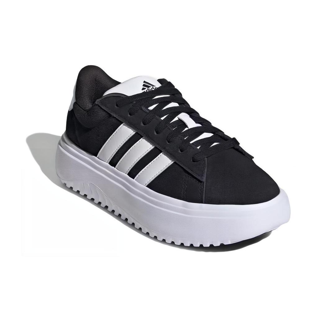 adidas Grand Court Platform Black White Women Sneakers Core-Black Cloud-White IE1102