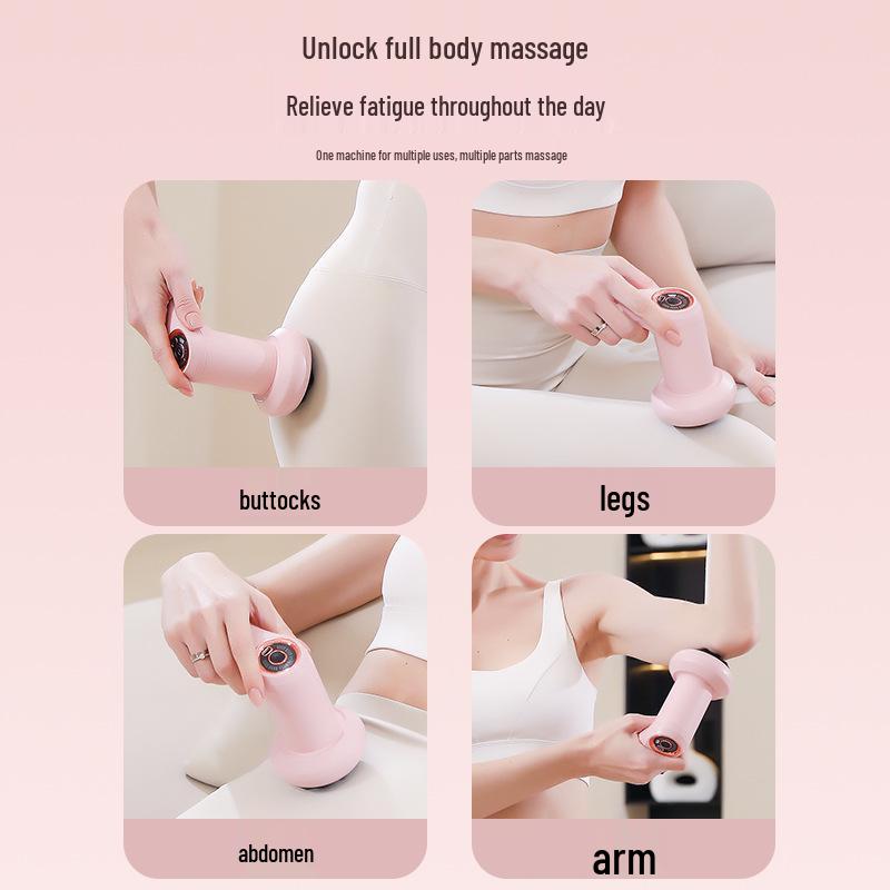 Wireless Portable Body Massager - Multifunctional Fat Burning & Vibration Therapy Stick