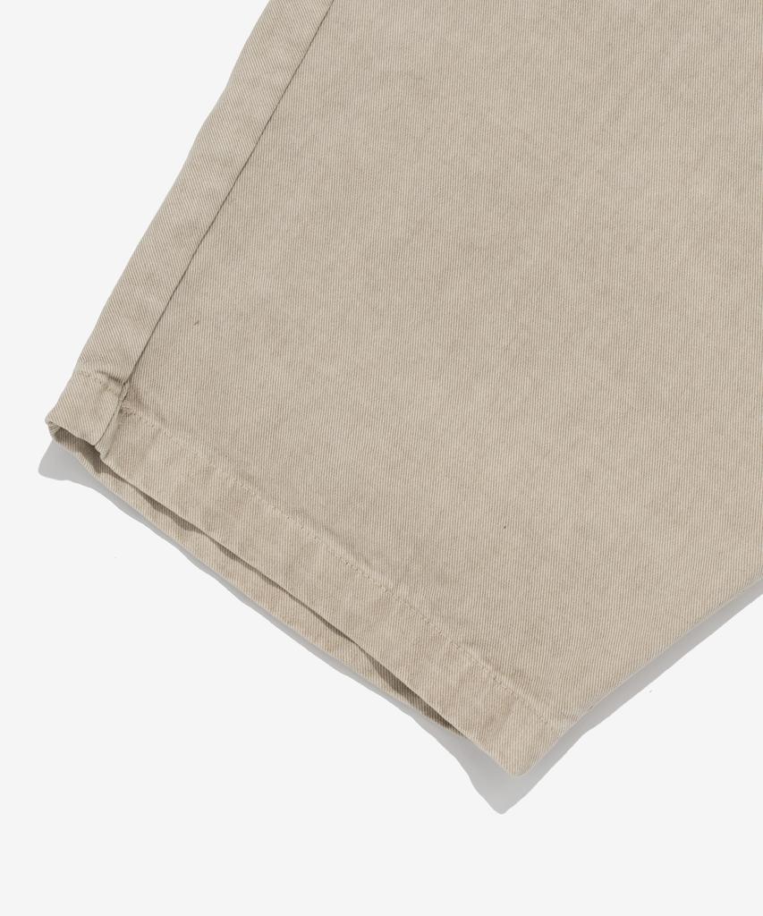 CARGOBROS High Curved Pigment Pants (Beige)