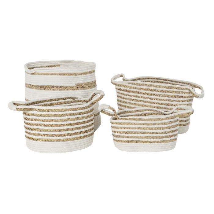 Set of Cotton Baskets (36 X 36 X 34 Cm)