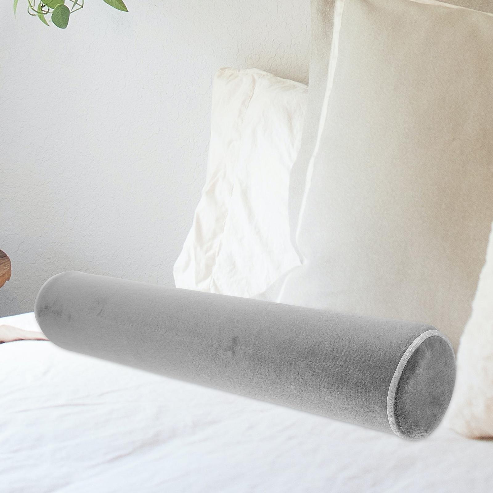 

Подушка Подушка для шеи Круглые декоративные подушки Цилиндрическая Ножка Поясничная поддержка Позвоночник Поясница Мисс Человек 43.50X8.00X8.00CM серый