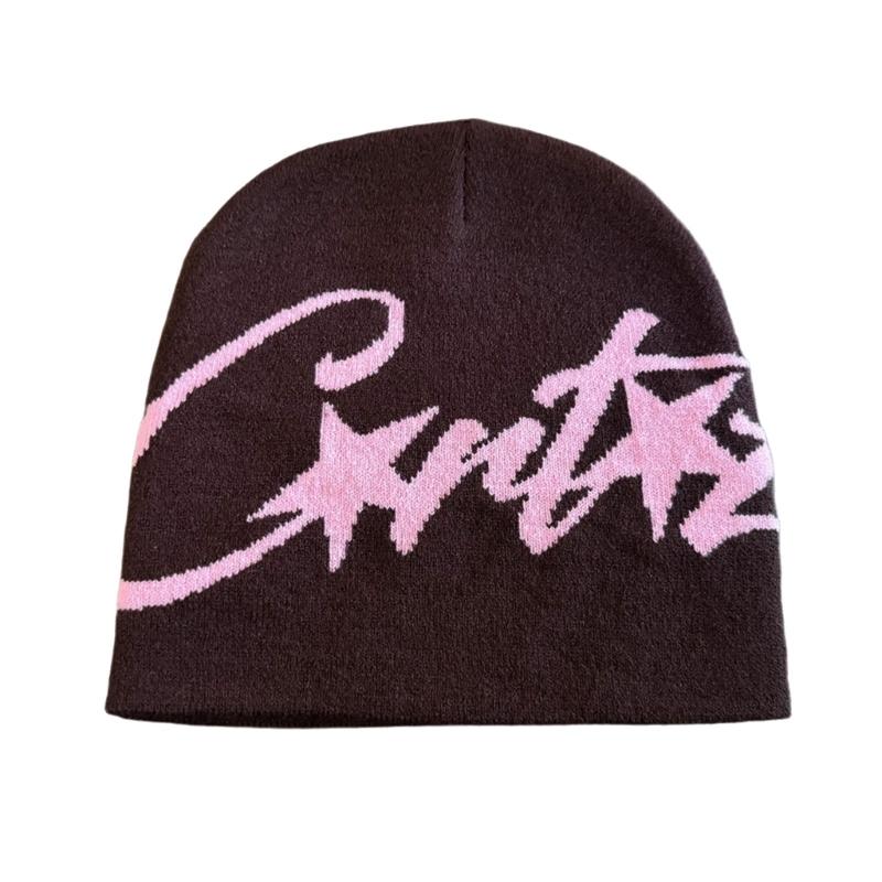 American Style Knit Beanies For Women Winter Warm Soft Yarn Hat Trendy Streetwear Accessory Unisex Design