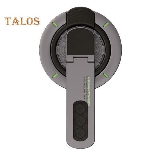 

Магнитная подставка-кольцо для телефона, вращающаяся на 360 градусов, светящийся кронштейн для телефона, многоугольный регулируемый двухсторонний держатель для телефона для снятия стресса и поднятия настроения чёрный