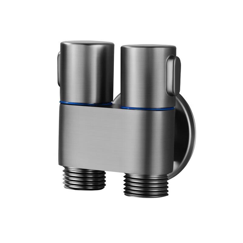 HUANGCHAO Dual-Control Angle Valve with Washing Machine Spout