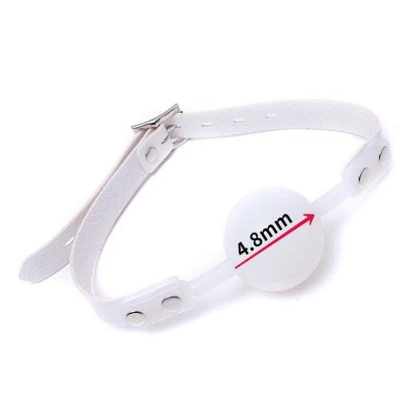 Manyjoy 4.8mm Ball Shape Mouth Gag Bondage Slave Toys Open Mouth Gag Erotic Sex Toys For Woman Couples Adult Sex Games