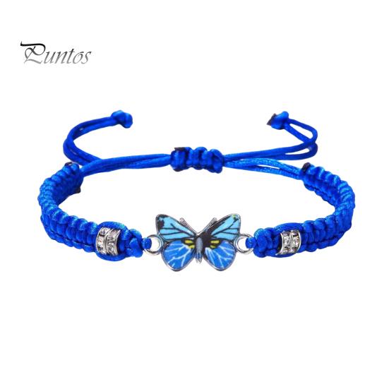 

1/2/5/10 шт. Синий браслет дружбы женский регулируемый плетеный веревочный узел защита счастливый браслет дружбы 1pc