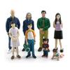 Model Simulation Character Dad Mom Grandpa Grandma Boy Girl Baby Doll Decoration