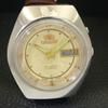 USED VINTAGE ORIENT CRYSTAL AUTOMATIC JAPAN MENS ORIGINAL DIAL WATCH a702258-5 R123-a702258