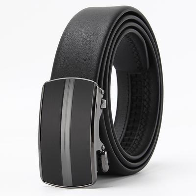 Gürtel für Herren Echtes Rindsleder Kopfleder High End Gürtel Business Casual Automatische Schnalle Gürtel