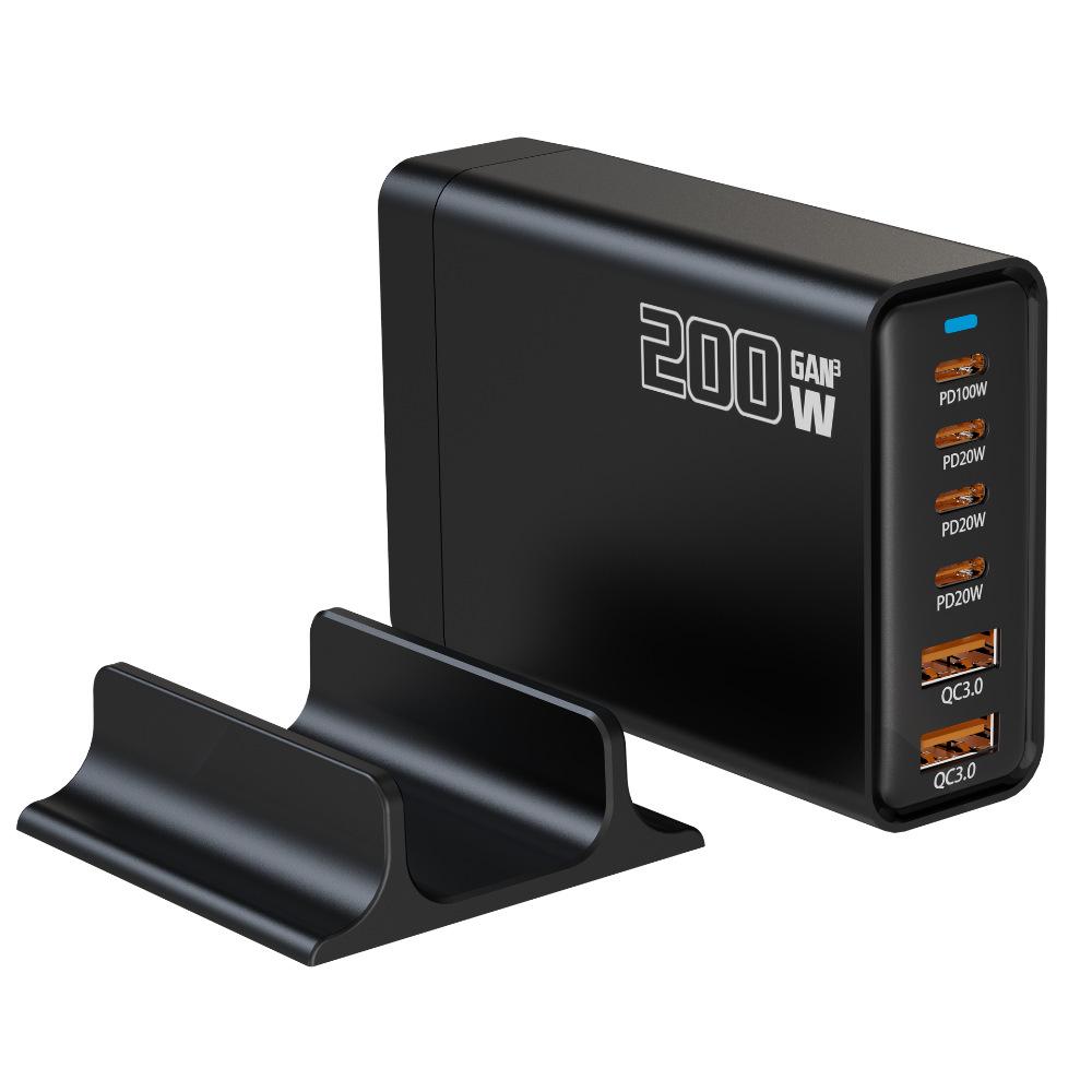 200W GaN Multi-Port Charger, 100W PD Fast Charging for DJI Drones, Universal Multi-Function Fast Charge Adapter.