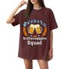Women's Casual Short Sleeve T-Shirt Oktoberfest Letter Print Loose Fit Crew Neck Lightweight Top for Everyday Wear