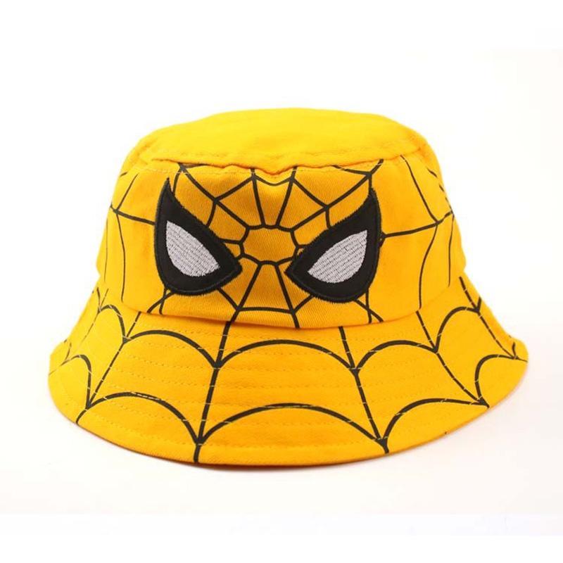 Spider-Man Fischerhut für Kinder, Baumwollmaterial, Perfekter Sommer-, Herbst-Winterhut