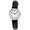 [Citizen Q&Q] Analog Waterproof Watch with Date Display and Leather Strap, D023-304, Women's, White