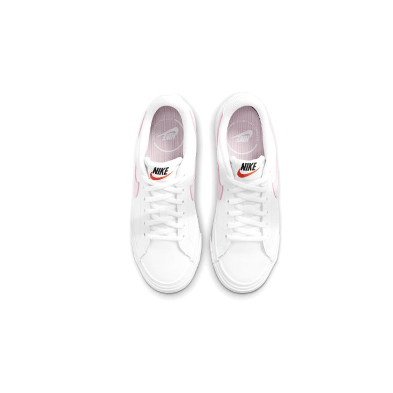 Nike Court Legacy 'White Pink Foam' GS Sneakers DA5380-109
