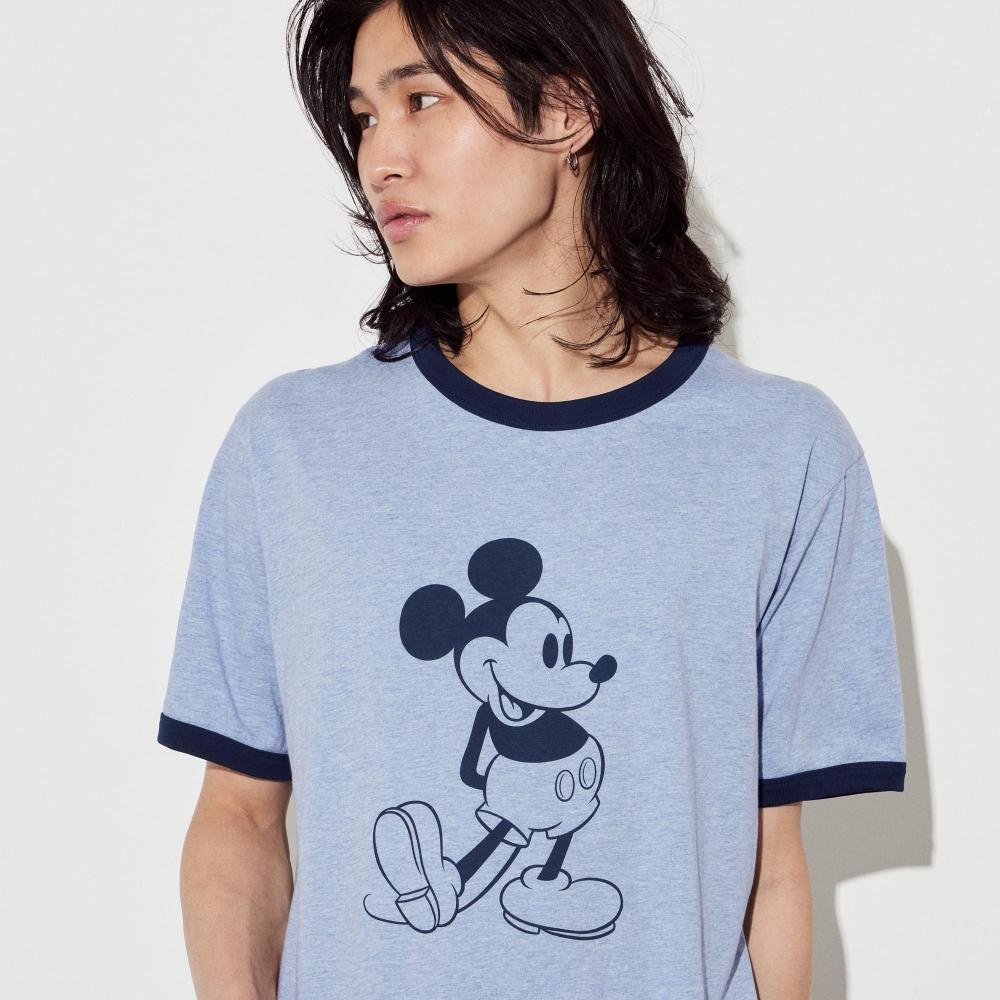 

UNIQLO Подставки для Микки Микки UT с графическим рисунком T с коротким рукавом B