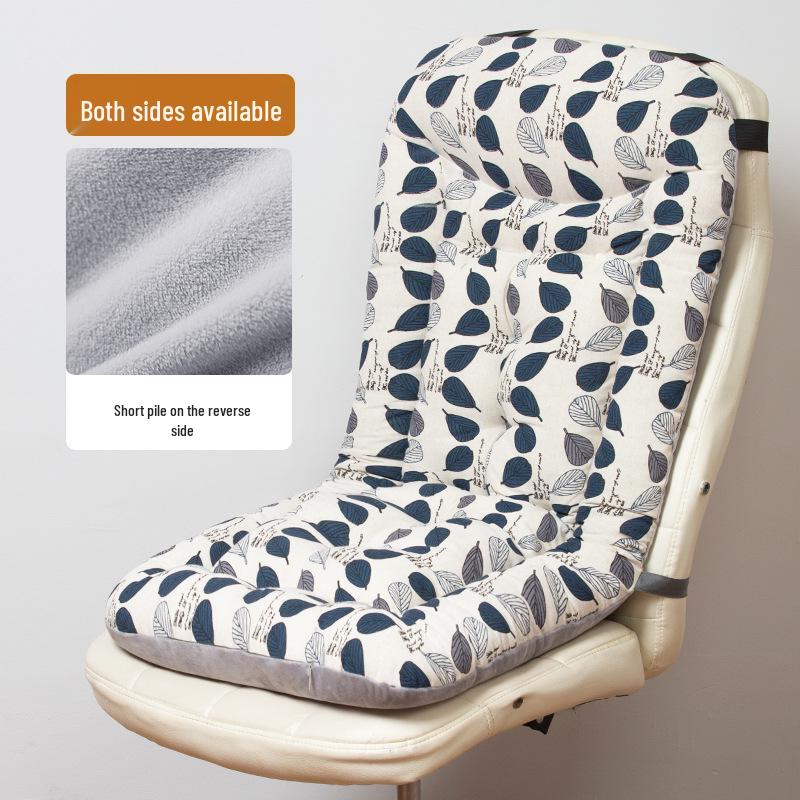 Winter Lounge Chair Cushion: Thick, Soft Seat & Backrest Support for Extended Sitting