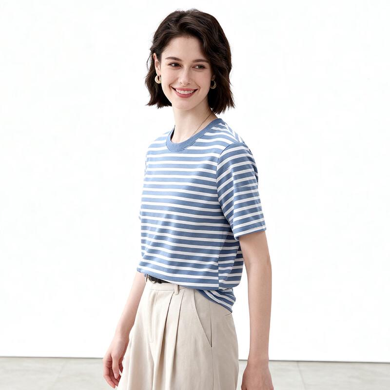 ENC Striped Short Sleeve T-Shirt