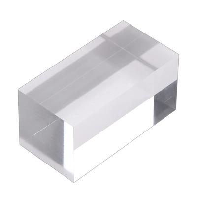 Felimoa Acrylic Cube, Rectangular Display, Photography Stand, Product Display, Approx. 4 X 4 X 8 Cm