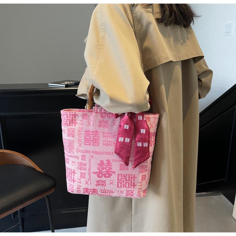 Wedding bag Large-capacity bag Women can usually use red envelopes to carry red wedding special women's bags Bridal bags